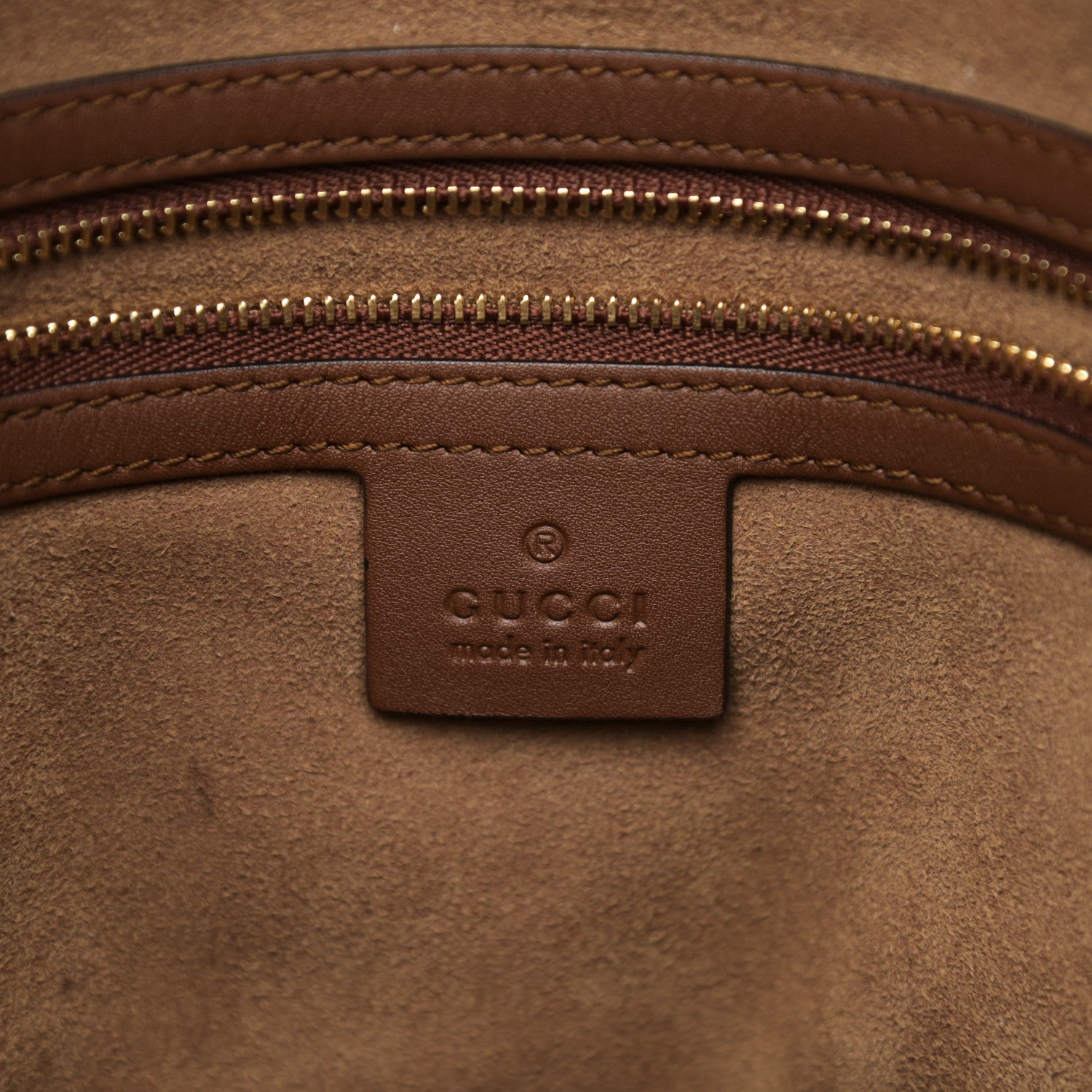 Gucci GG Supreme Monogram Large Linea A Hobo Light Brown 7 of 11