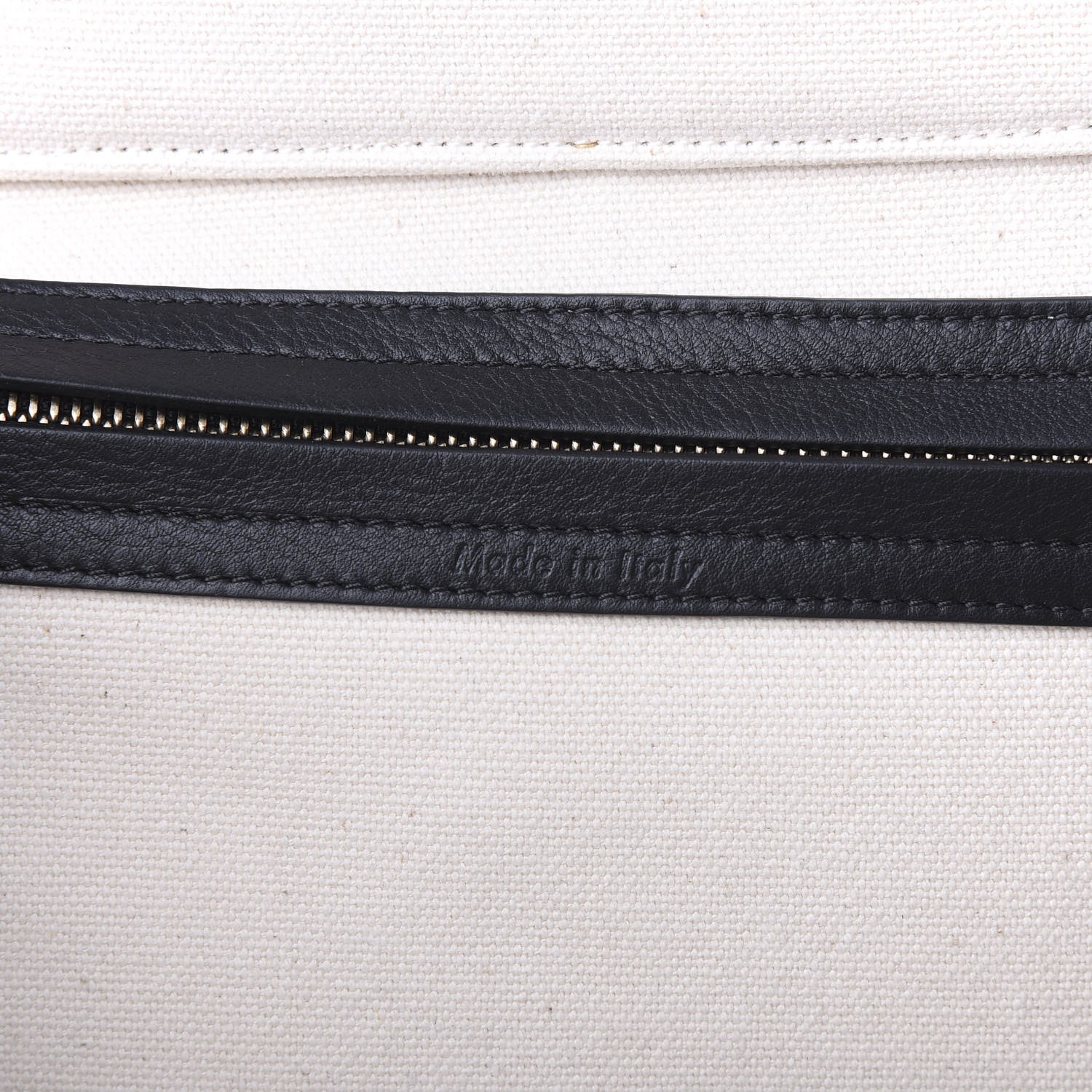 Celine Washed Canvas Medium Phantom Luggage White 8 of 9
