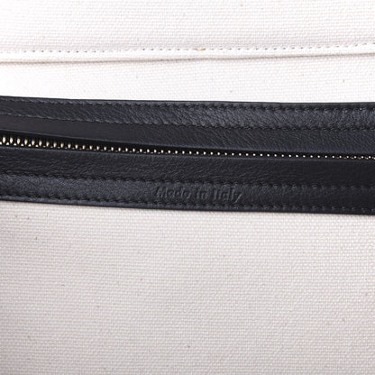 Celine Washed Canvas Medium Phantom Luggage White 8 of 9