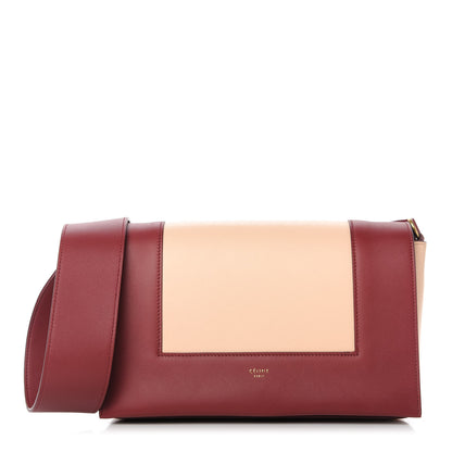 Celine Shiny Smooth Calfskin Medium Frame Shoulder Bag Ruby Nude 1 of 10