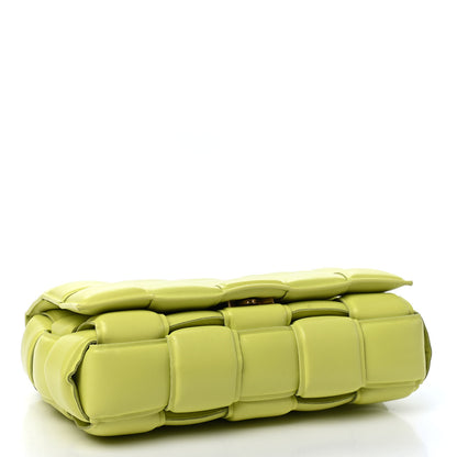 Bottega Veneta Lambskin Maxi Intreccio Padded Chain Cassette Crossbody Bag Seagrass 3 of 7