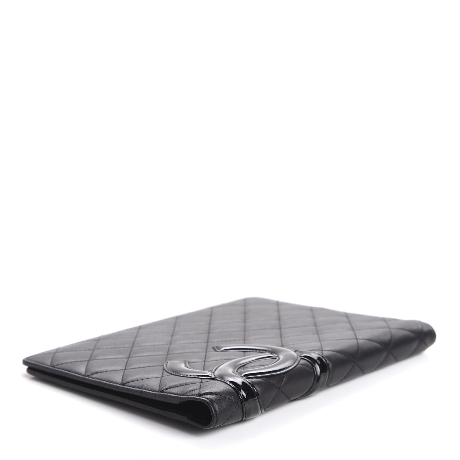 Chanel Calfskin Quilted Large Cambon Agenda Planner Black 4 of 12