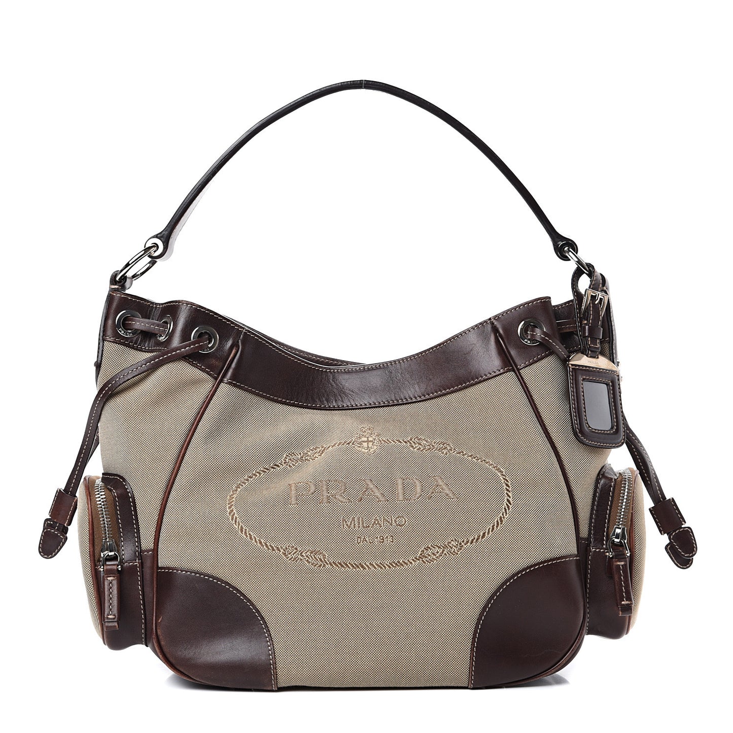 Jacquard Logo Hobo Corda Bruciato
