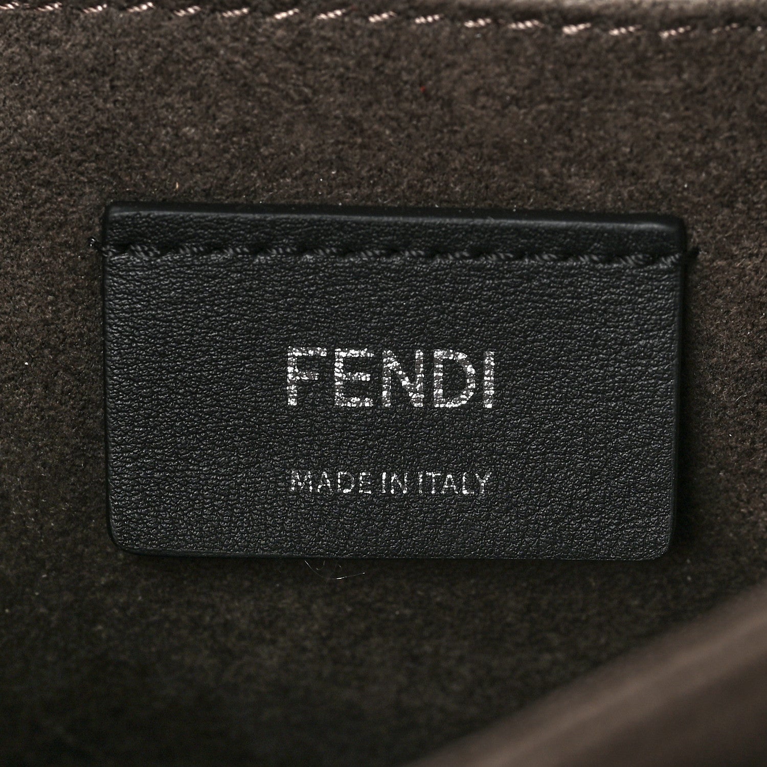 Fendi Vitello Liberty Lucido Flowerland Scalloped Studded Kan I Shoulder Bag Azzurro Polvere Multicolor 6 of 9