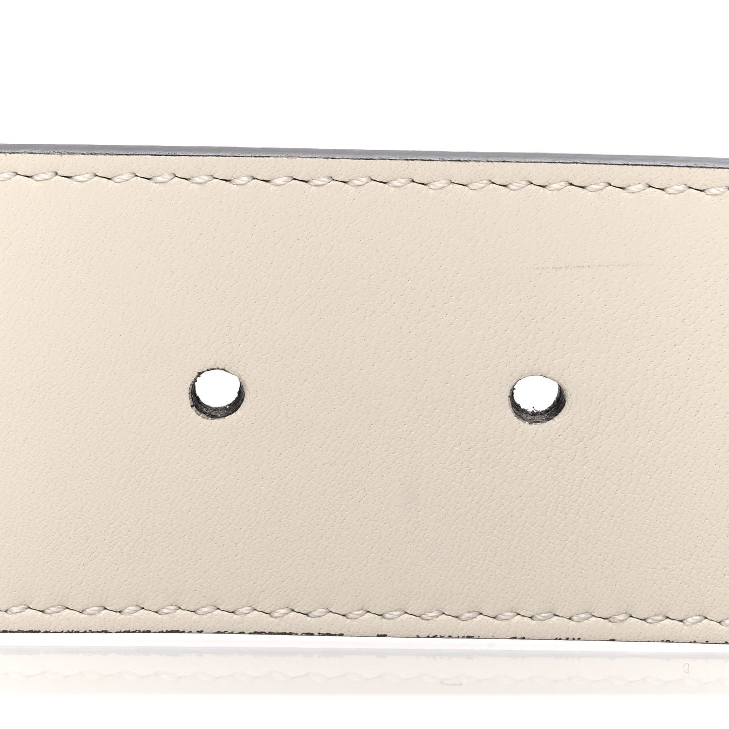 Calfskin Double G 40mm Belt 85 34 Mystic White