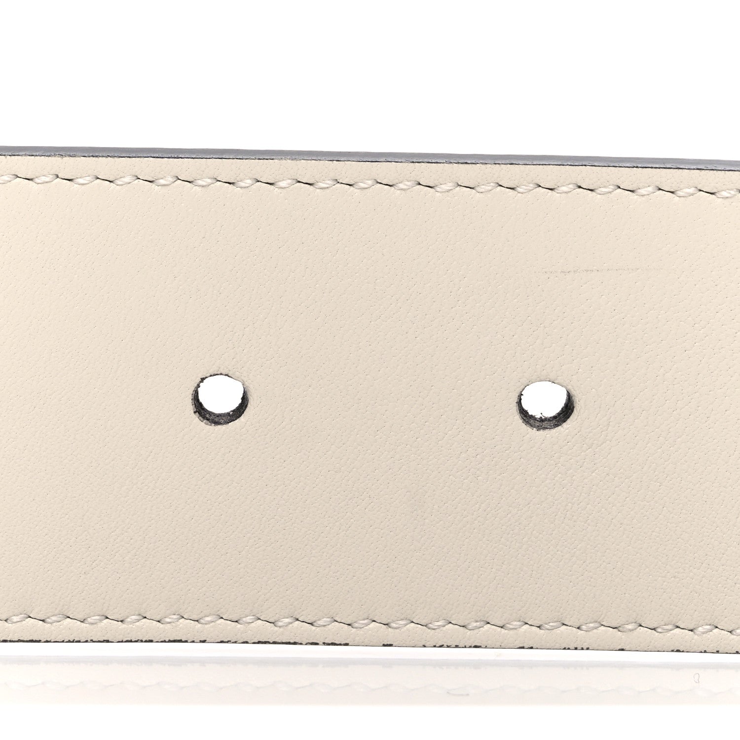 Gucci Calfskin Double G 40mm Belt 85 34 Mystic White 3 of 6
