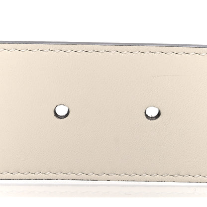 Gucci Calfskin Double G 40mm Belt 85 34 Mystic White 3 of 6