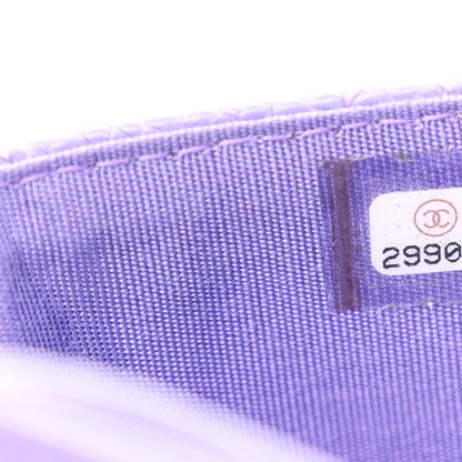 Chanel Caviar Quilted Incognito Card Holder Purple 8 of 9