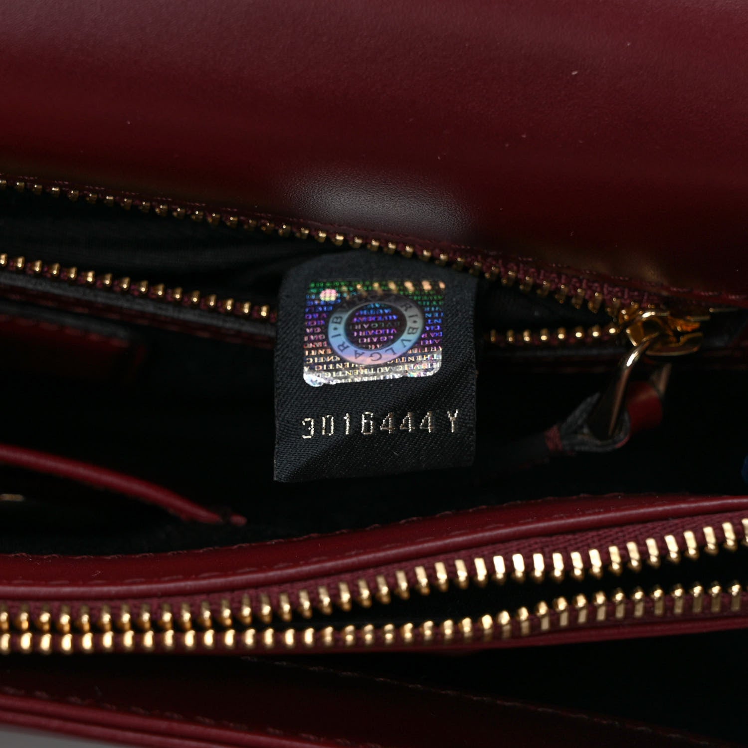 Bulgari Calfskin Serpenti Forever Crossbody Bag Bordeaux 7 of 10