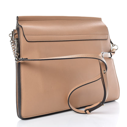 Chloe Calfskin Woven Medium Faye Shoulder Bag Blush Nude 3 of 12