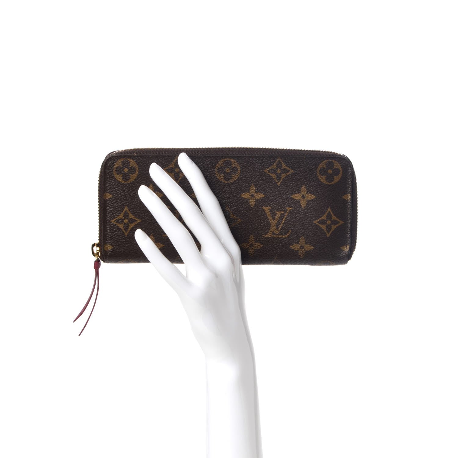 Louis Vuitton Monogram Clemence Wallet Fuchsia 2 of 7