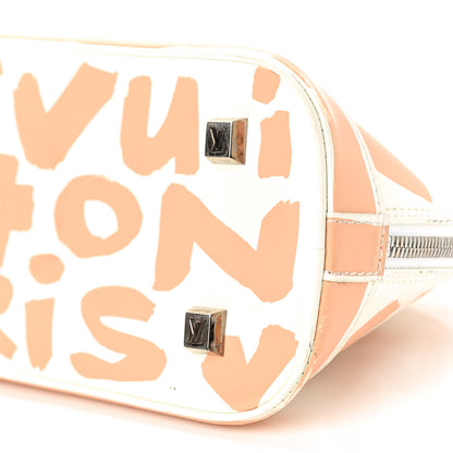 Louis Vuitton Graffiti Alma Horizontal Peach 8 of 13