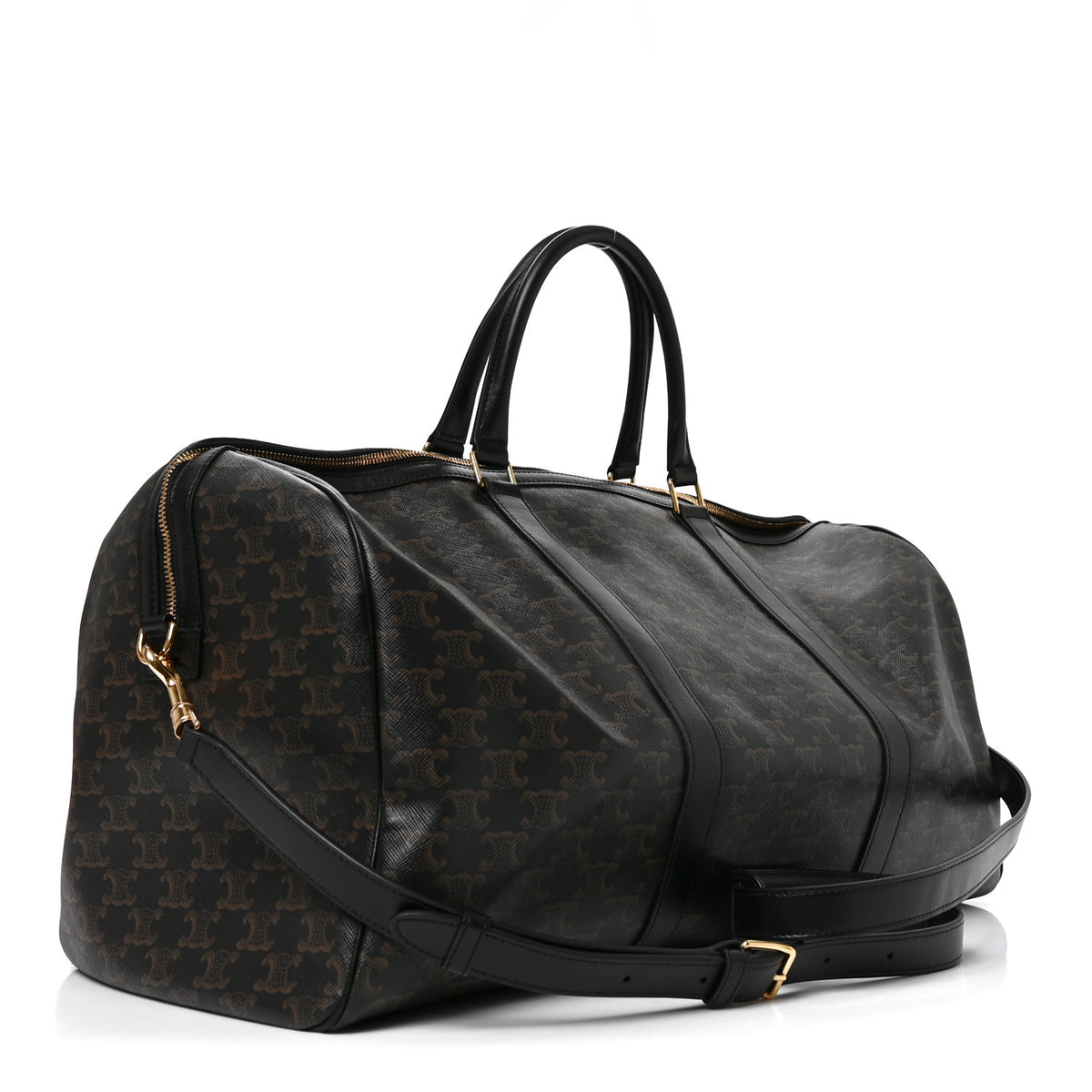 Triomphe Canvas Large Voyage Duffle Black