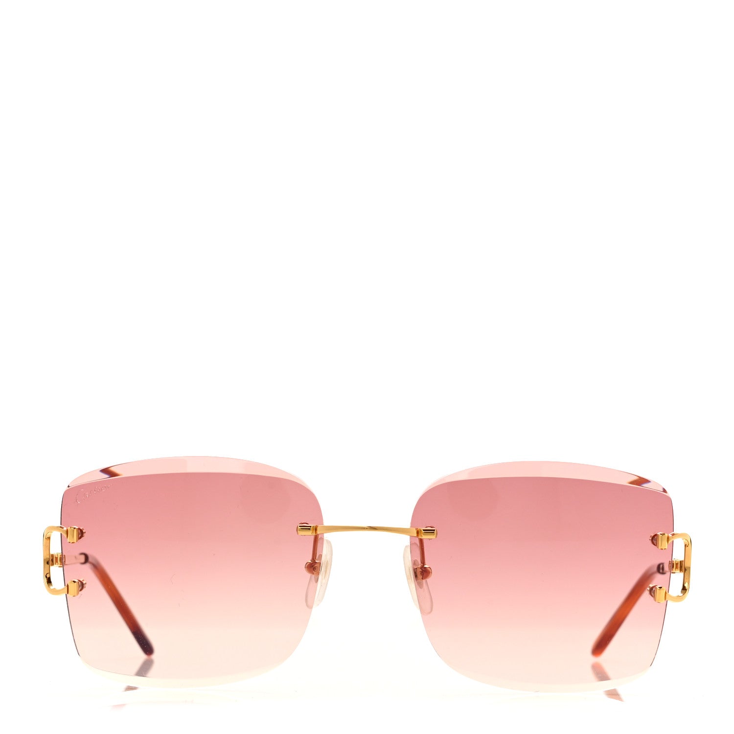 Cartier Metal C Decor CT0037RS Sunglasses Gold 2 of 8
