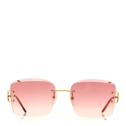 Cartier Metal C Decor CT0037RS Sunglasses Gold 2 of 8