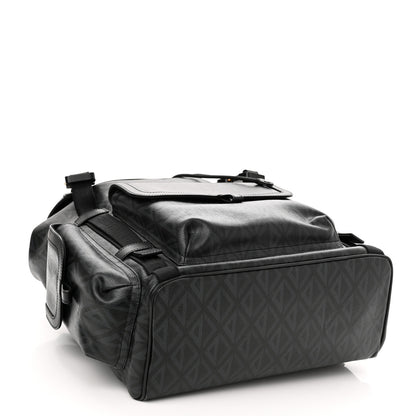 Christian Dior Canvas CD Diamond Hit The Road Backpack Black 4 of 10