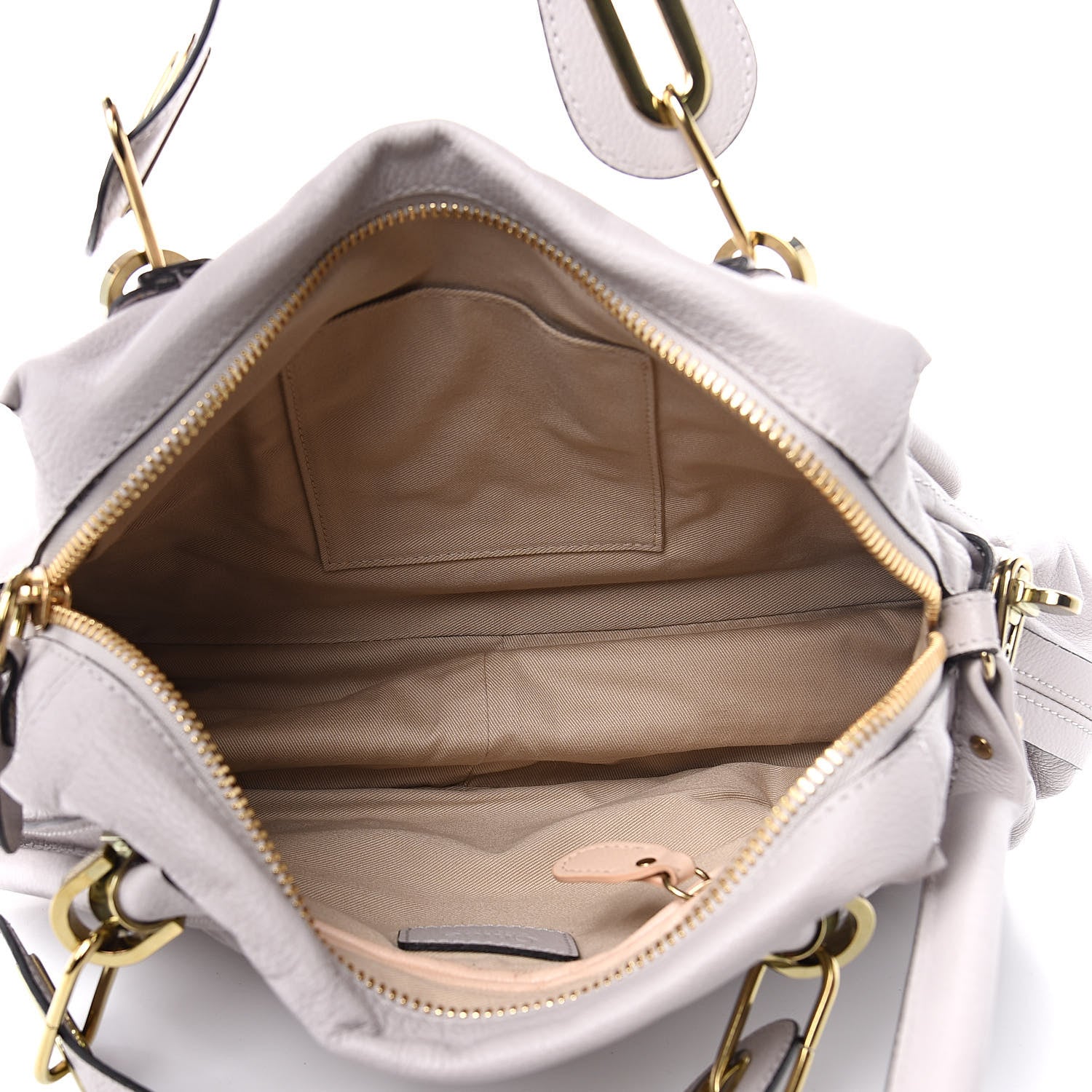 Chloe Calfskin Medium Paraty Cashmere Grey 5 of 13