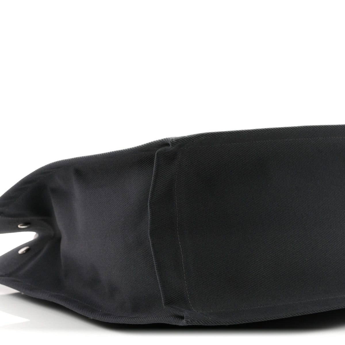 Saint Laurent Linen Calfskin Rive Gauche North South Tote Grey 8 of 9
