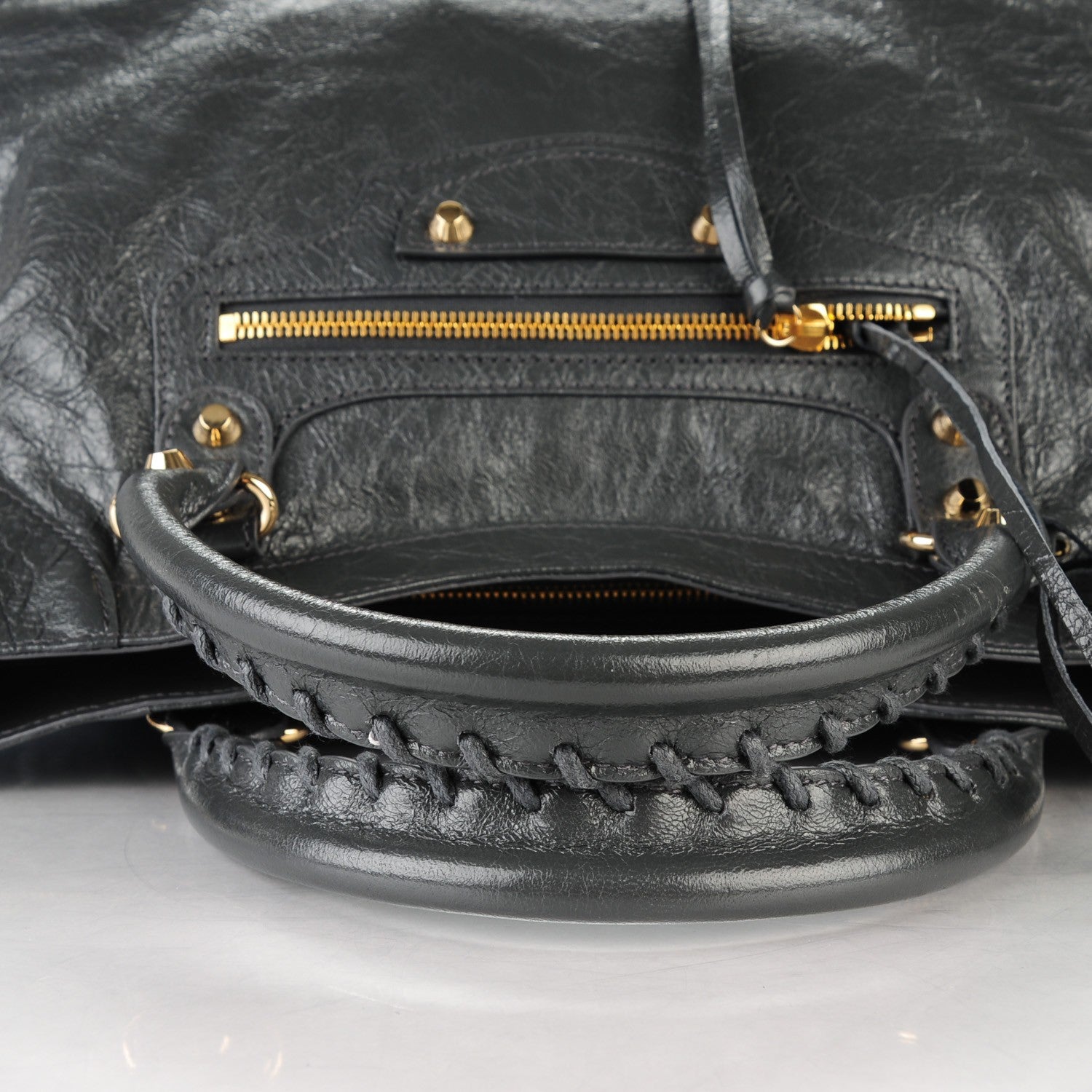Balenciaga Agneau Classic Hardware Velo Gris Fossile 5 of 8