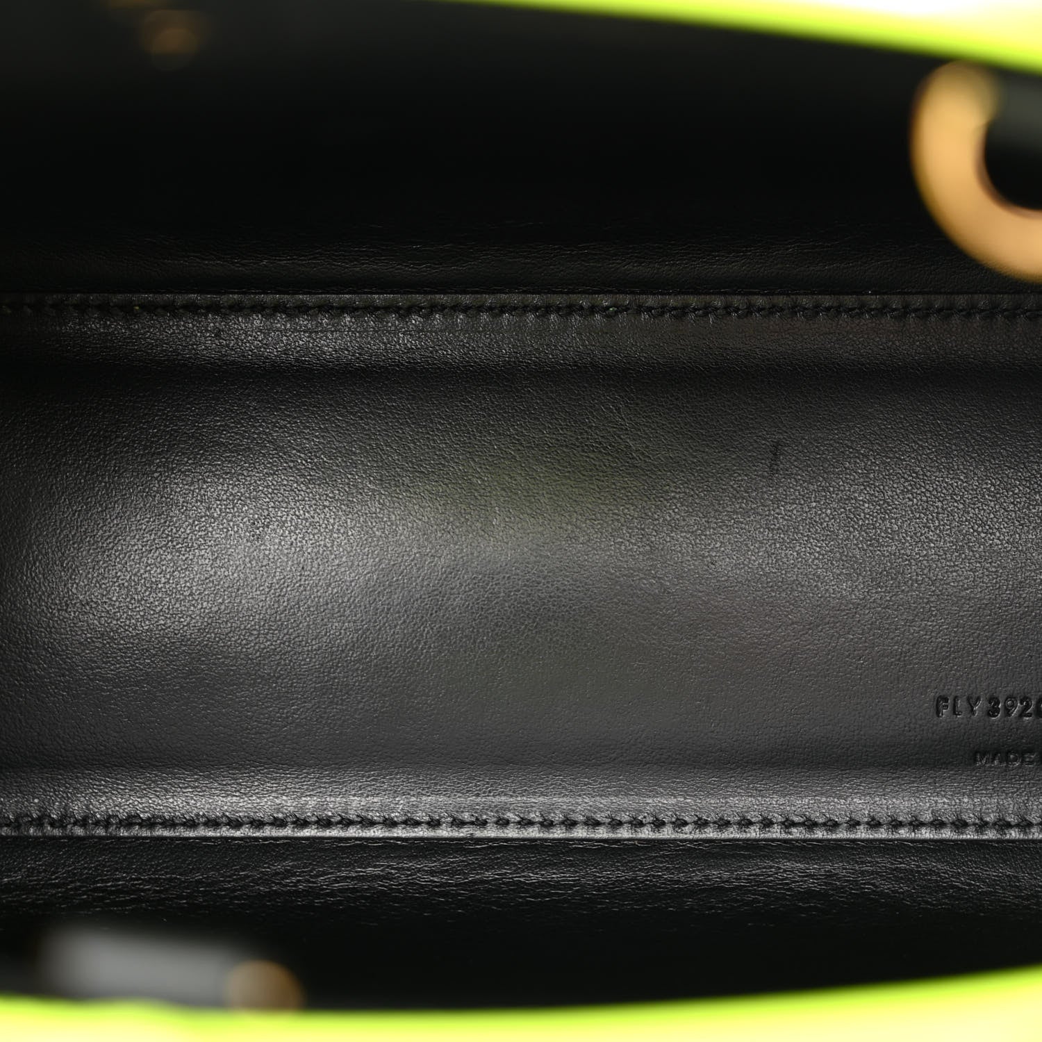 Saint Laurent Grained Calfskin Nano Sac De Jour Fluo Safety Yellow 5 of 10