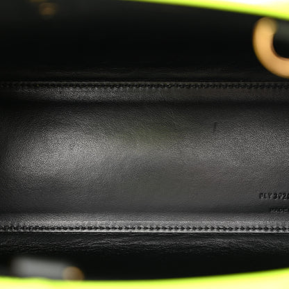 Saint Laurent Grained Calfskin Nano Sac De Jour Fluo Safety Yellow 5 of 10
