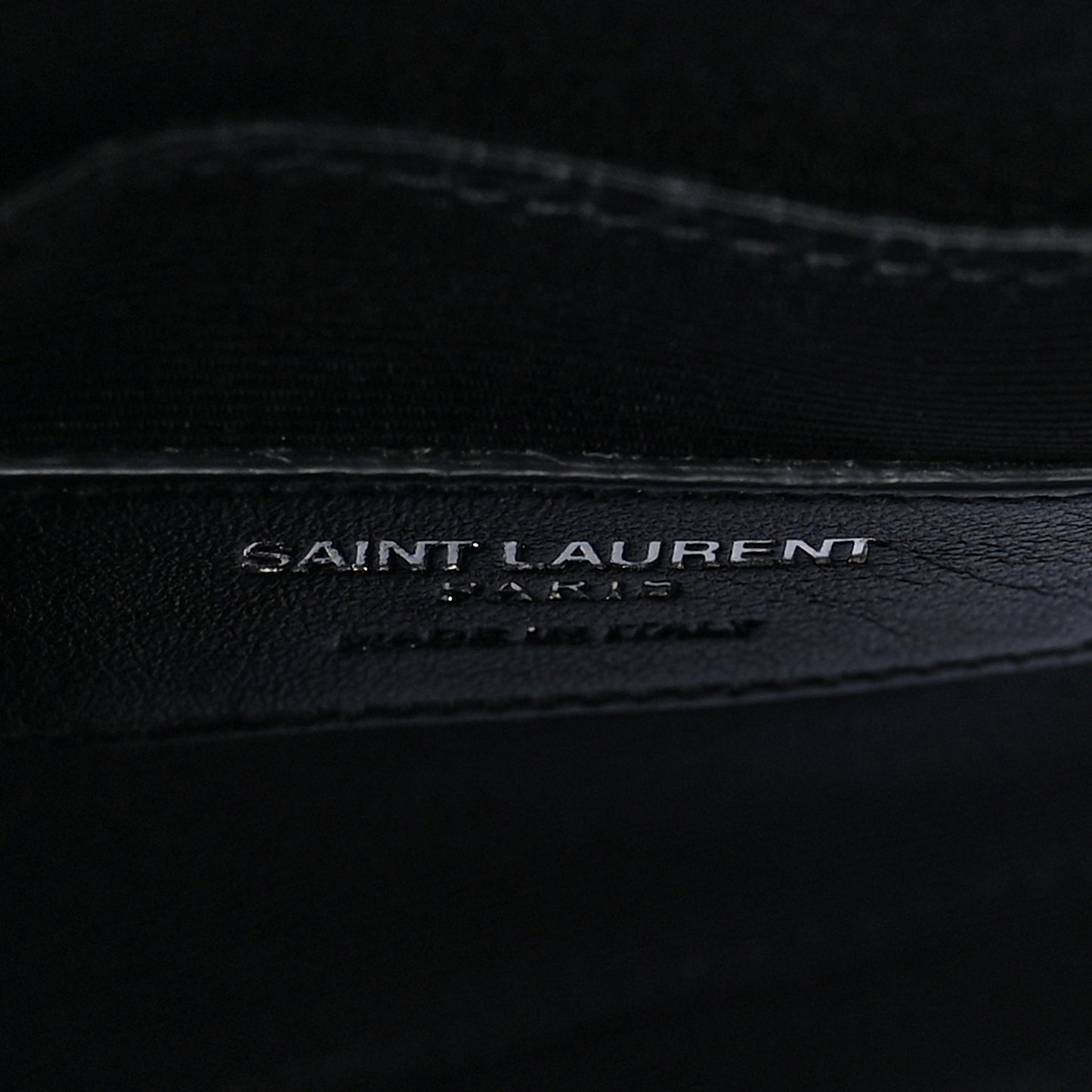 Grained Calfskin Nano Sac De Jour Black