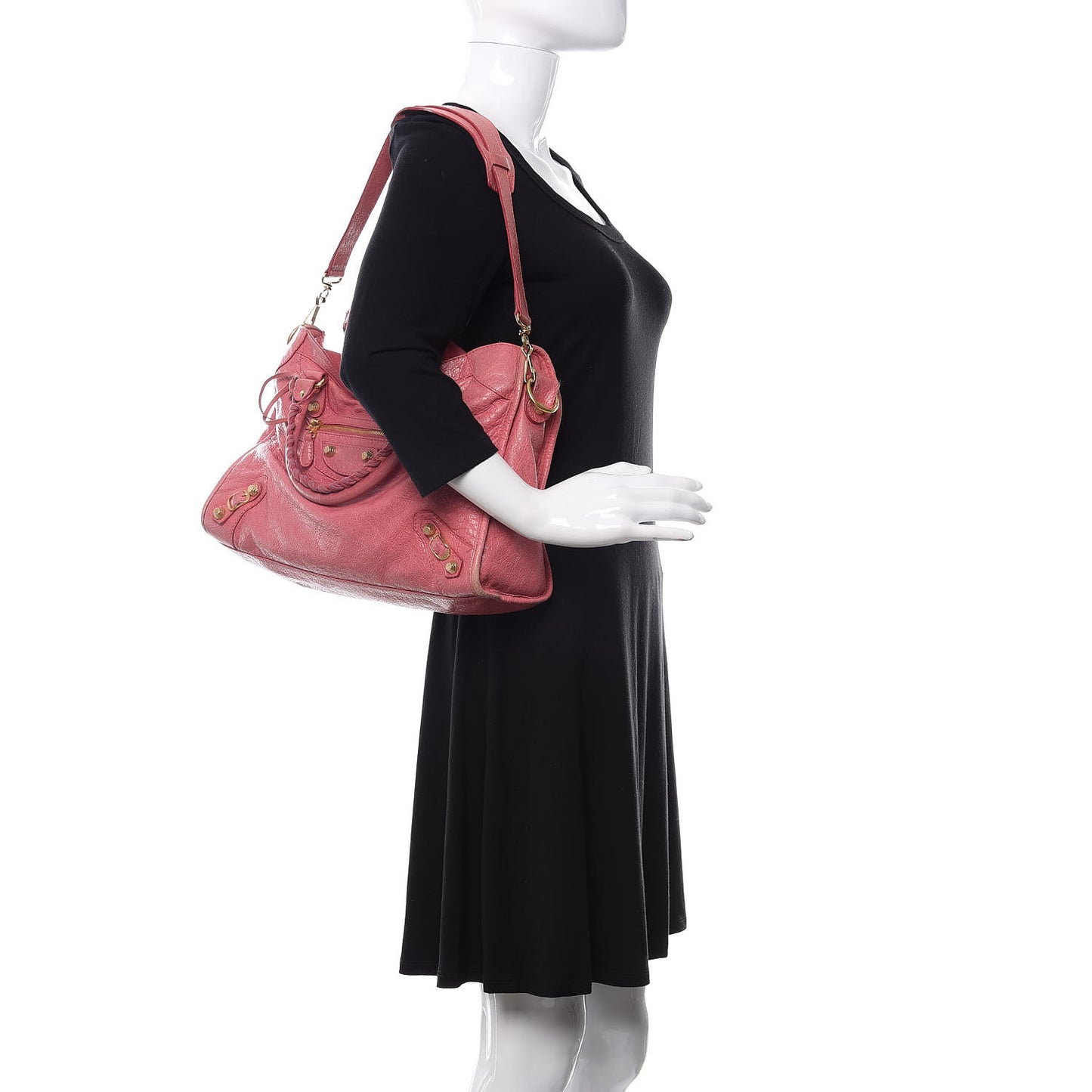 Agneau Giant 12 Gold Hardware City Rose Bombon Raspberry