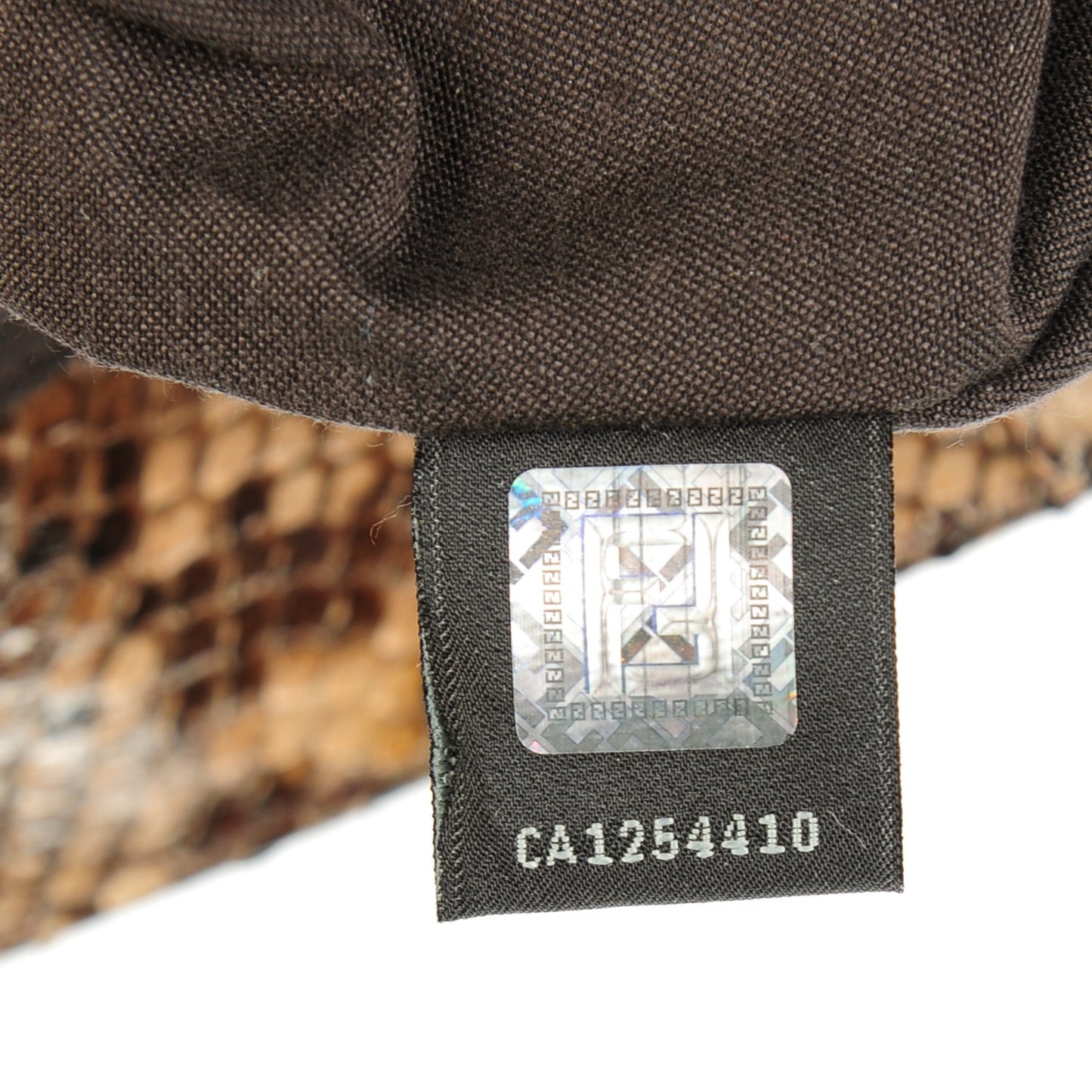 Python Twins Tote Brown