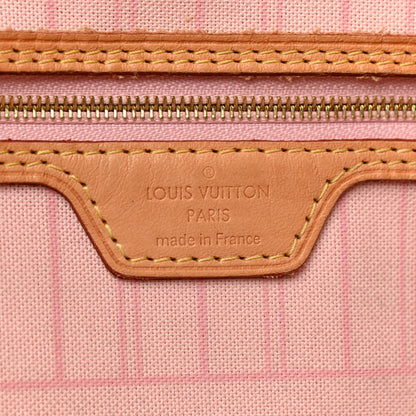 Louis Vuitton Damier Azur Neo Neverfull MM Rose Ballerine 7 of 12