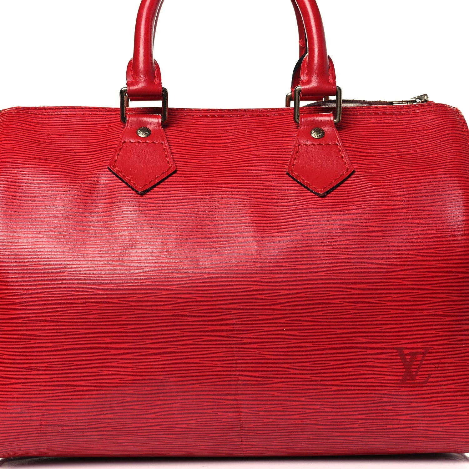 Louis Vuitton Epi Speedy 25 Castillan Red 8 of 13