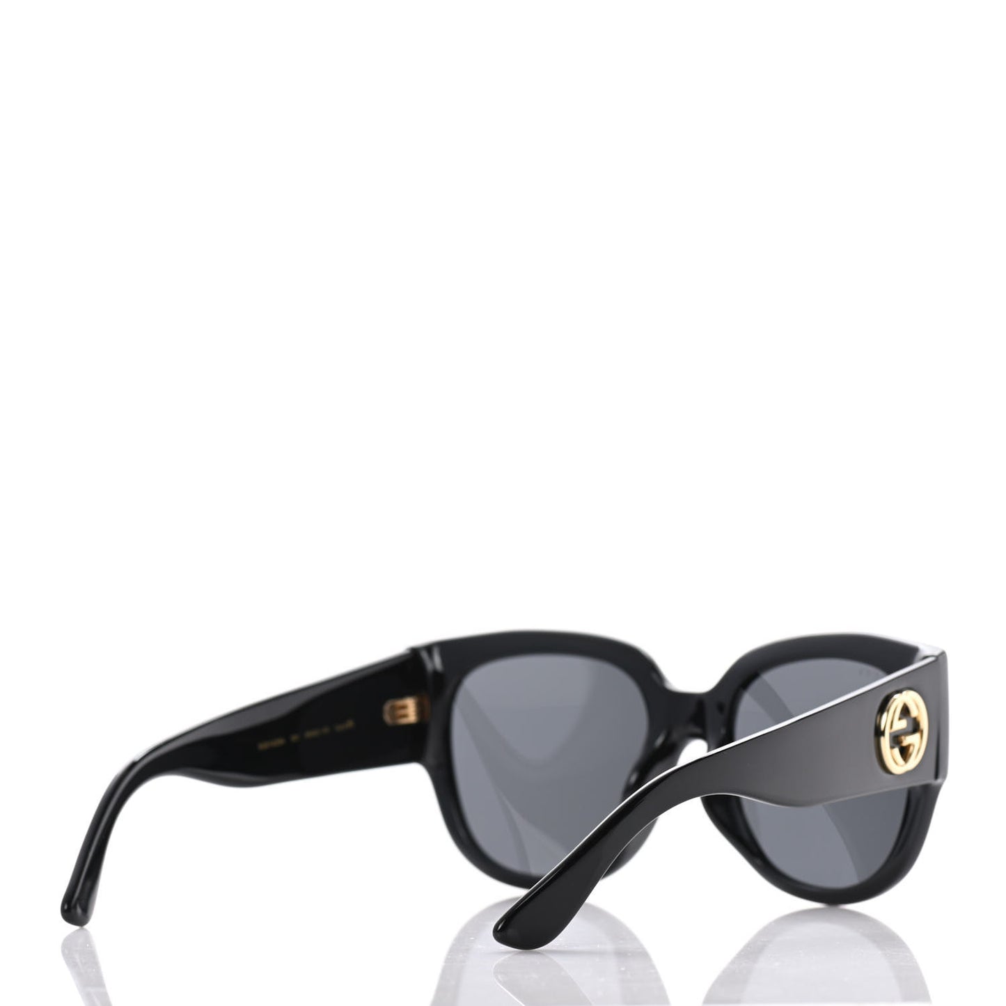 Acetate Square Frame Sunglasses GG0142SA Black