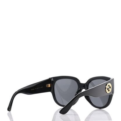 Gucci Acetate Square Frame Sunglasses GG0142SA Black 4 of 9