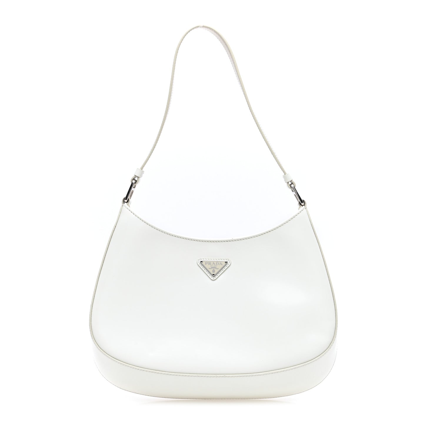 Spazzolato Cleo Shoulder Bag White