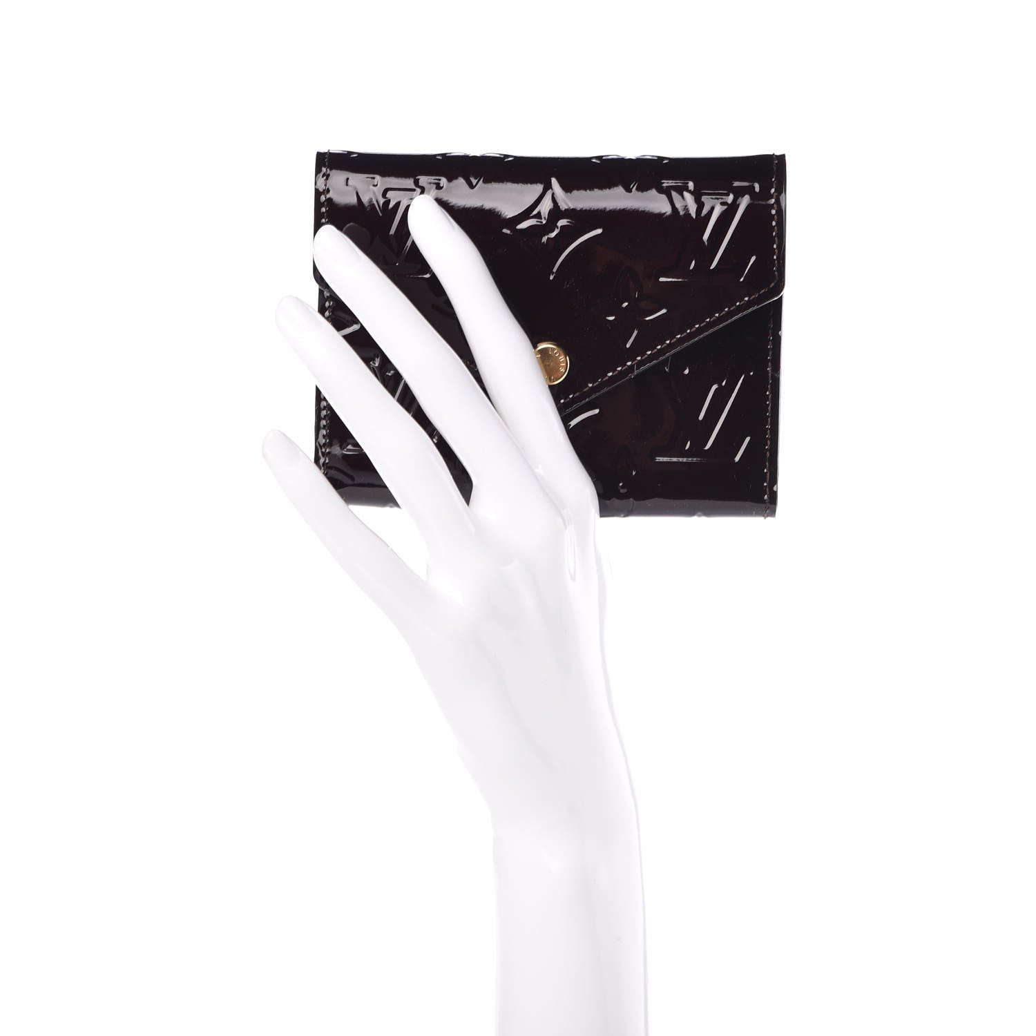 Louis Vuitton Vernis Victorine Wallet Amarante 2 of 8
