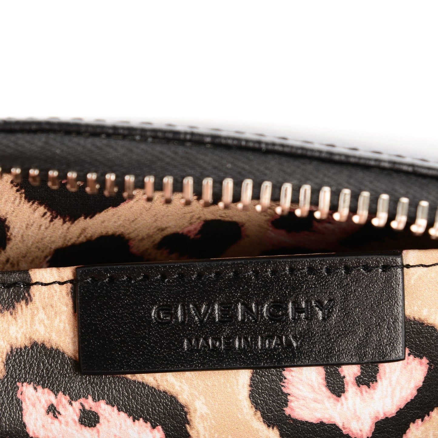 Shiny Lord Calfskin Small Antigona Beauty Wristlet Black