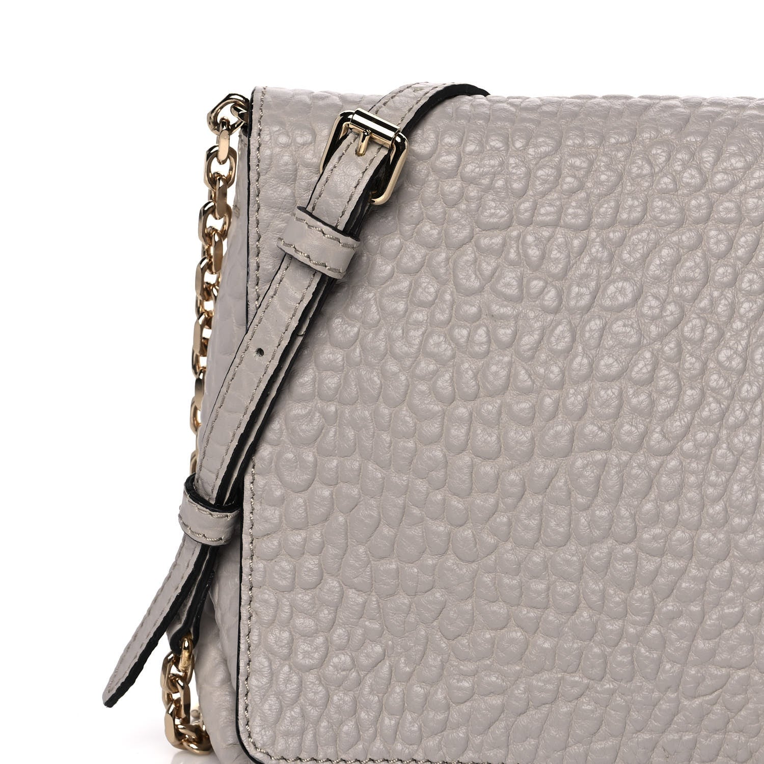 Burberry Signature Grain Medium Mildenhall Crossbody Bag Stone White 10 of 11