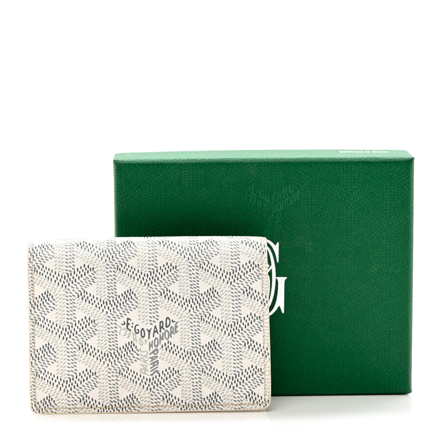 Goyard Goyardine Business Card Holder White 6 of 6