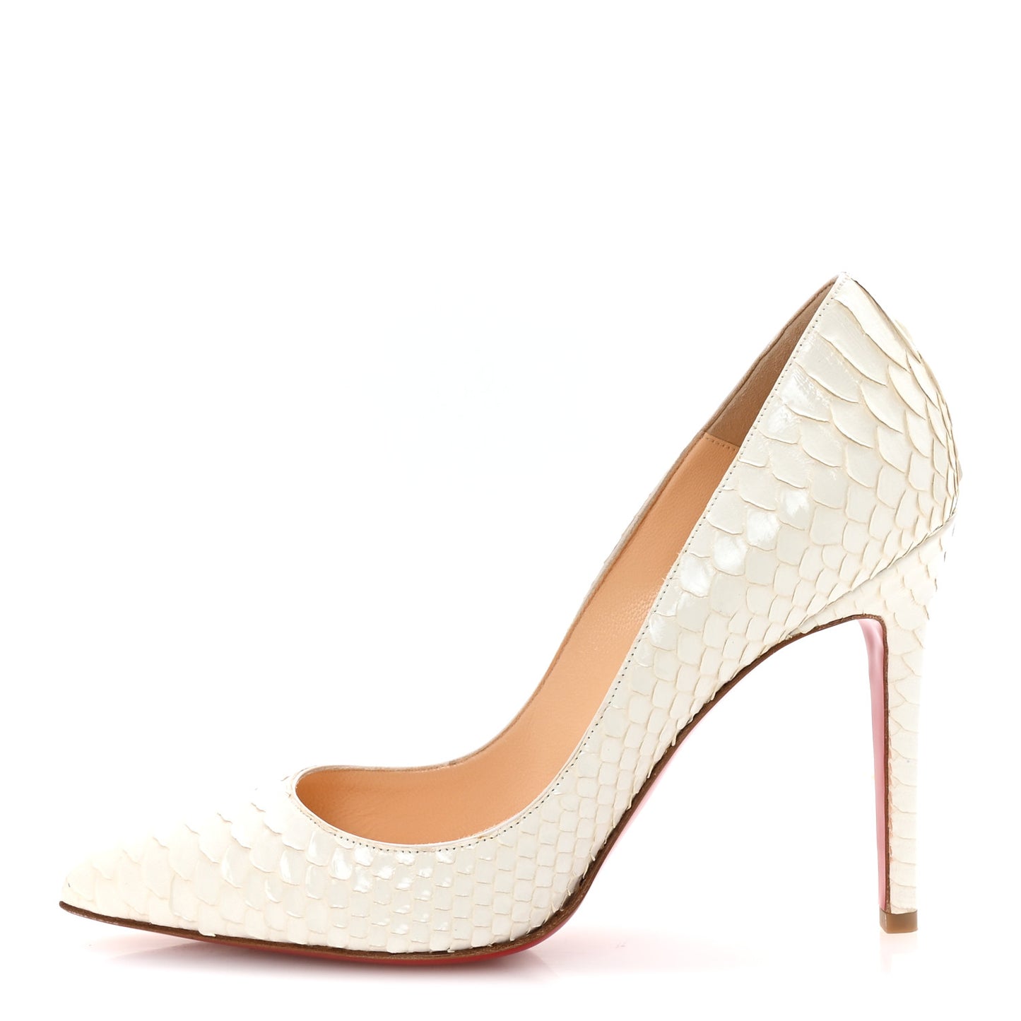 Snakeskin Crystal Lame So Kate 120 Pumps 38 White