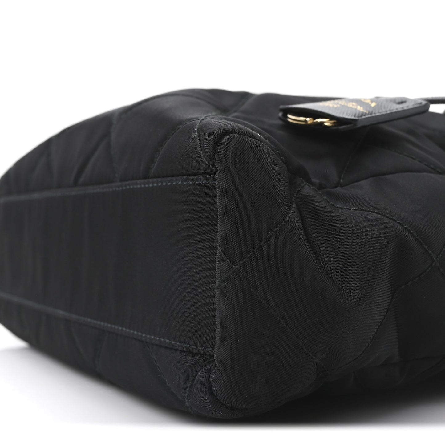 Re-Nylon Saffiano Stitched Re-Edition 1995 Shoulder Bag Black