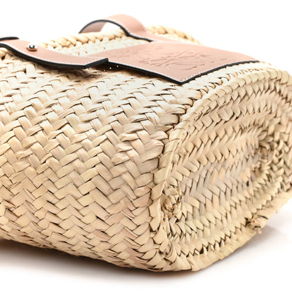 Loewe Raffia Small Basket Tote Bag Natural Tan 8 of 10
