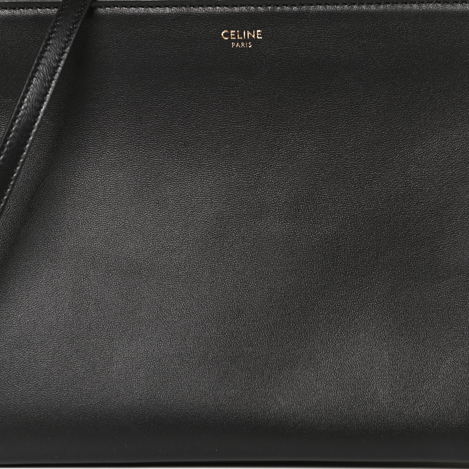 Celine Lambskin Large Trio Crossbody Bag Black 7 of 10