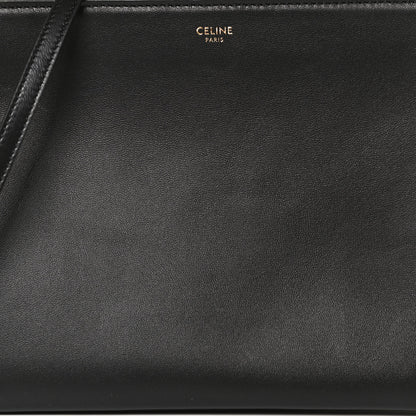 Celine Lambskin Large Trio Crossbody Bag Black 7 of 10
