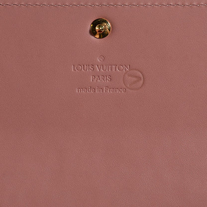 Louis Vuitton Vernis Ikat Sarah Wallet Rose Velours 7 of 8