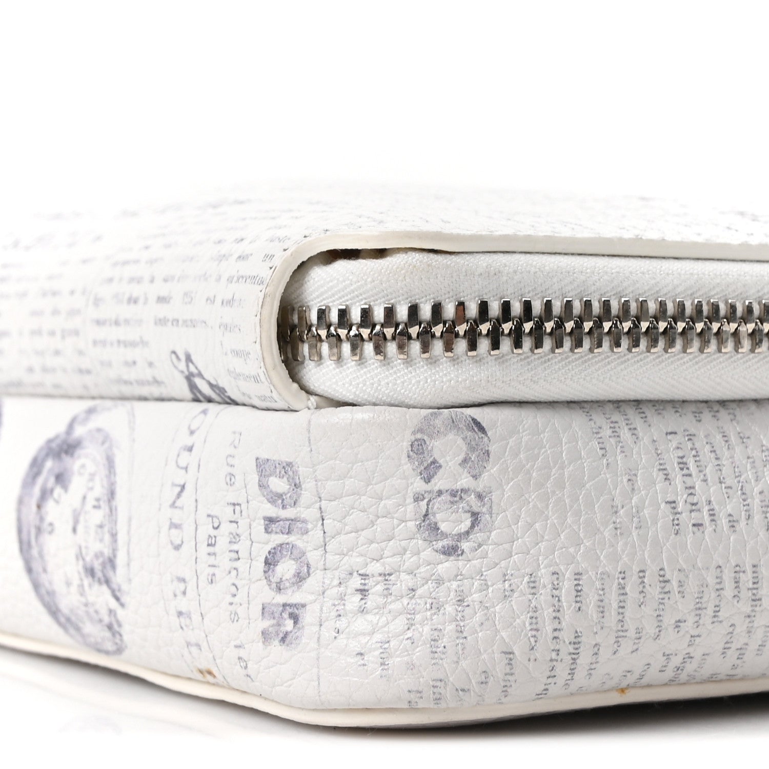 Christian Dior X DANIEL ARSHAM Grained Calfskin Newspaper Messenger White 9 of 9