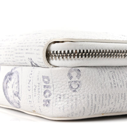 Christian Dior X DANIEL ARSHAM Grained Calfskin Newspaper Messenger White 9 of 9