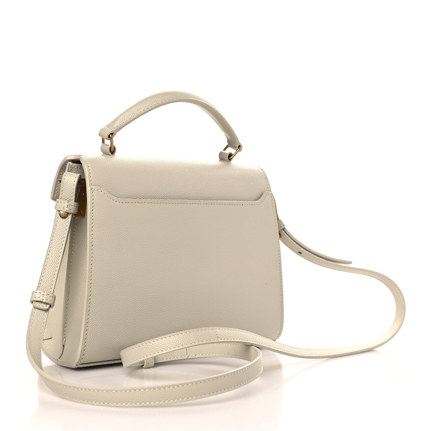 Grain de Poudre Mini Classic Monogram Cassandra Top Handle Vintage White