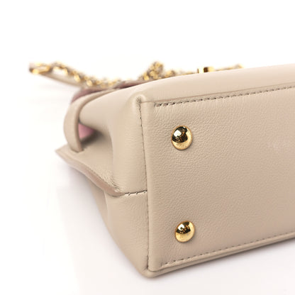 Louis Vuitton Soft Calfskin Mini Lockme Ever Greige 8 of 9