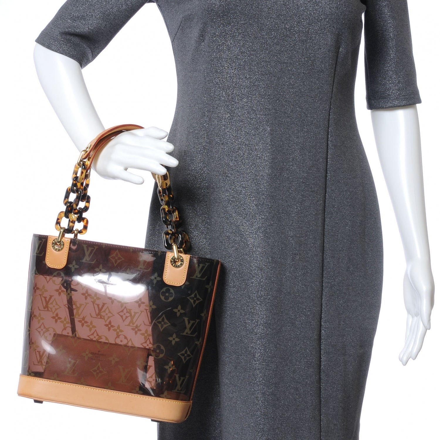 Louis Vuitton Vinyl Cabas Ambre PM 2 of 9