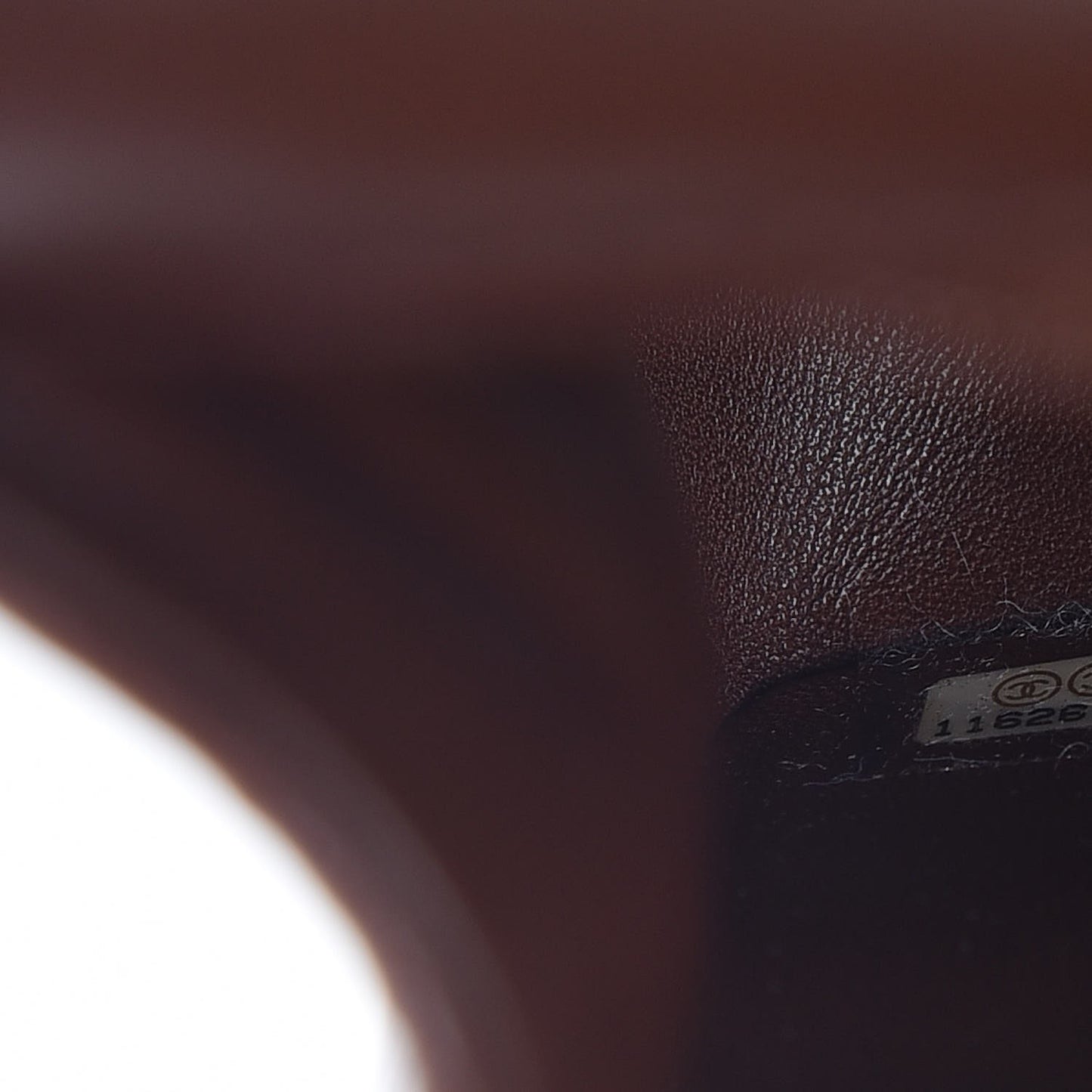Alligator Jumbo Single Flap Dark Brown