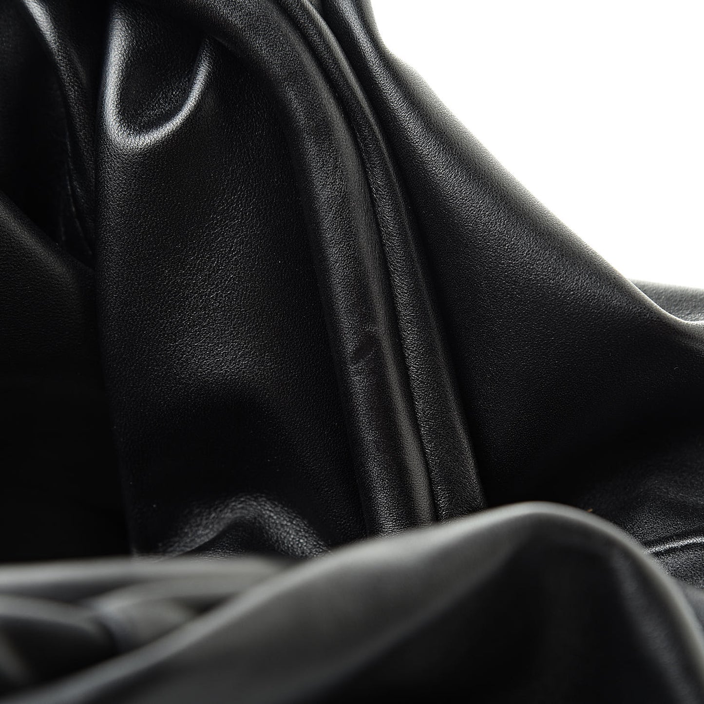 Smooth Butter Calf The Pouch Oversized Clutch Black